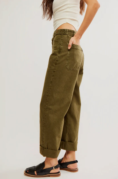 Perssia SkyBarrel Wide‑Leg Jeans High‑Waisted Baggy Jeans — Straight Barrel Fit (Light Blue)