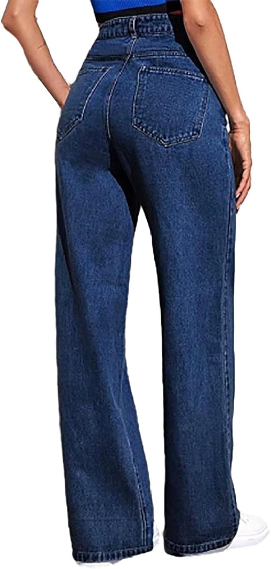 Perssia SoftDenim Oprah‑Edition Lounge Jeans — High‑Waisted Wide‑Leg Sweatpants Hybrid