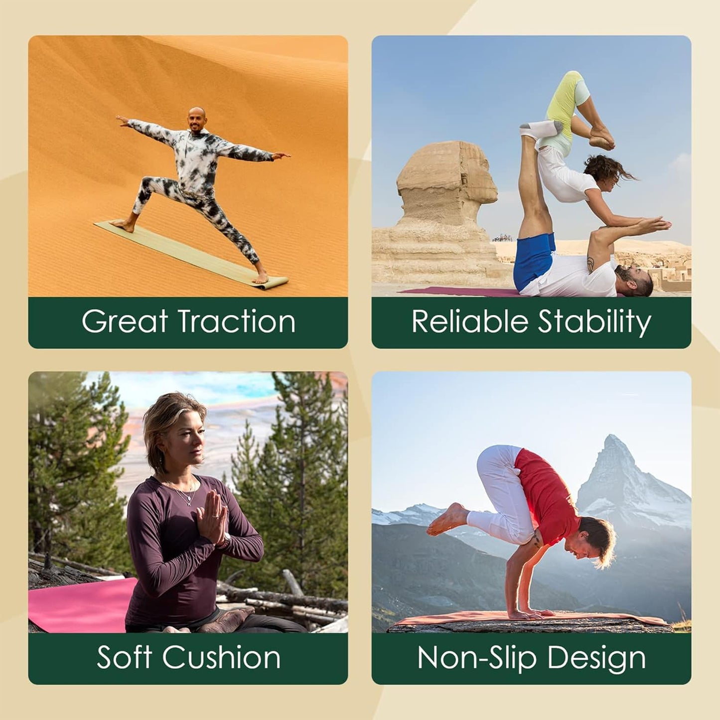 Perssia TerraGrip Natural Rubber Ma — Eco‑Friendly, Non‑Slip Performance Mat