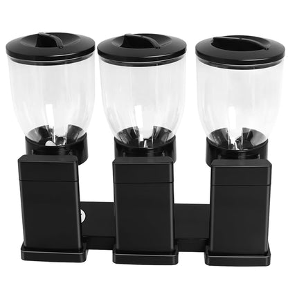 Perssia TriServe Cereal Dispenser — Large‑Capacity • Triple Canister • Countertop Storage