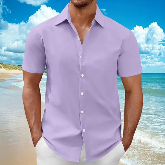 Perssia UrbanEase Lavender Shirt — Wrinkle‑Free • Modern Fit • Everyday Comfort