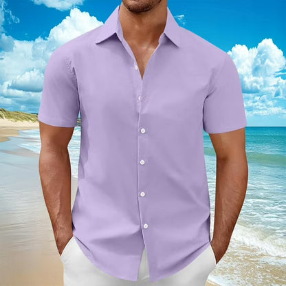 Perssia UrbanEase Lavender Shirt — Wrinkle‑Free • Modern Fit • Everyday Comfort
