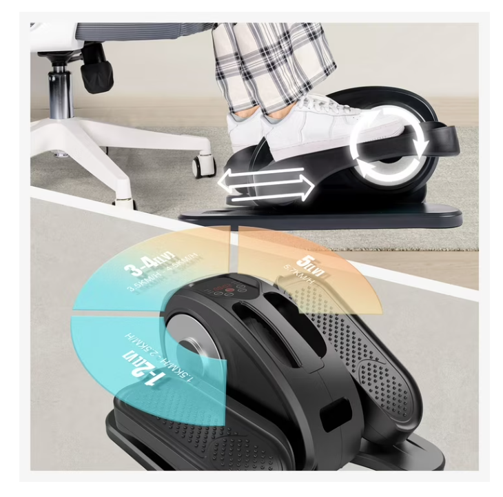 Perssia FlexStride Portable Under‑Desk Elliptical — Smart Low‑Impact Motion Trainer
