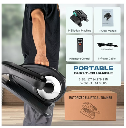 Perssia FlexStride Portable Under‑Desk Elliptical — Smart Low‑Impact Motion Trainer