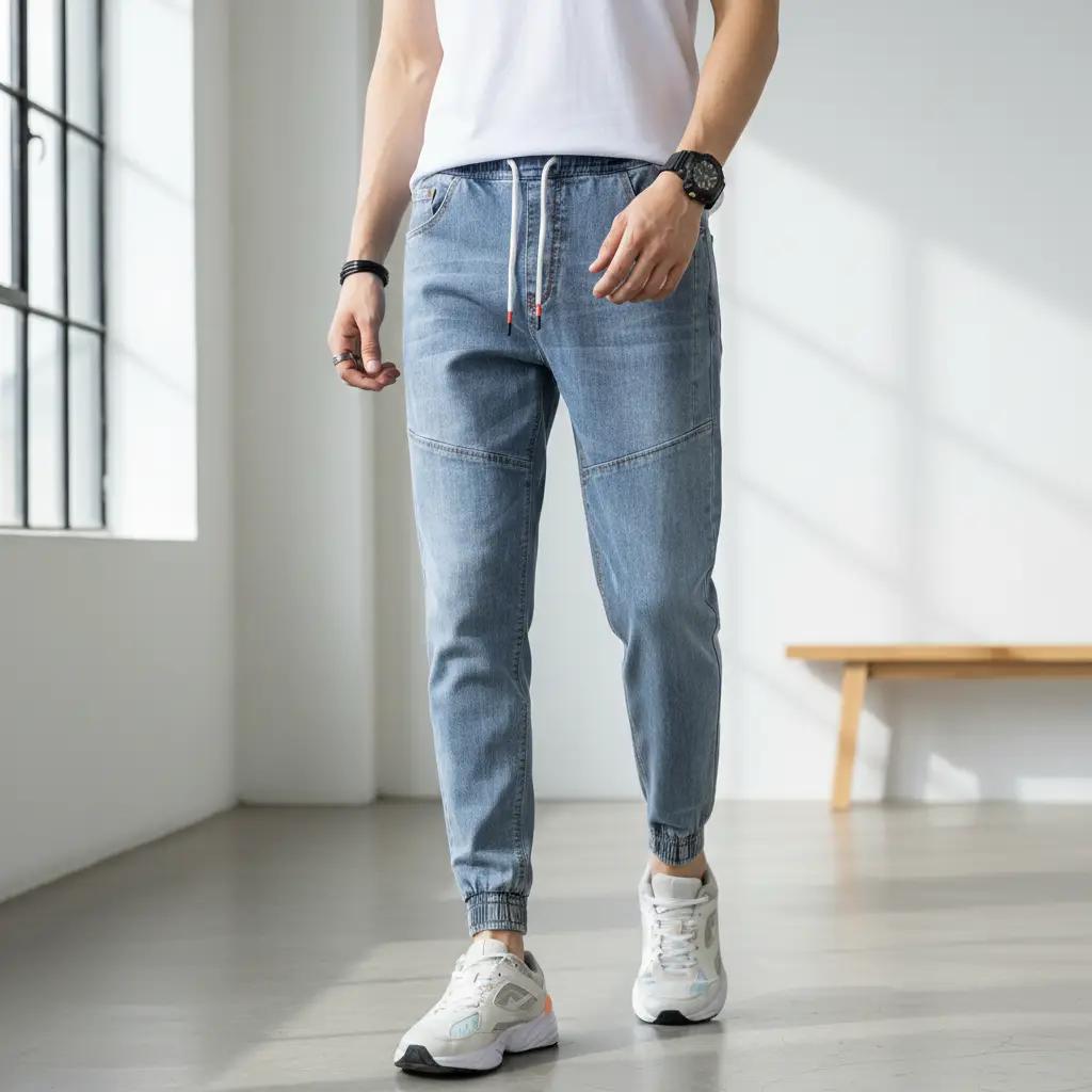 Perssia FlowDrift Cropped Harem Pants — Trendy • Loose • Modern Cropped Fit-INT8
