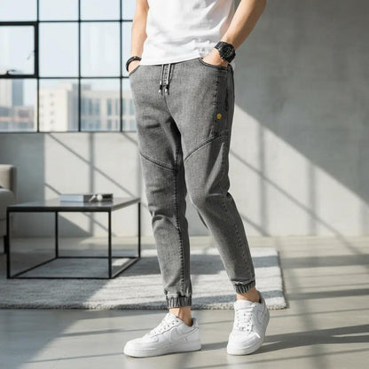 Perssia FlowDrift Cropped Harem Pants — Trendy • Loose • Modern Cropped Fit-INT8