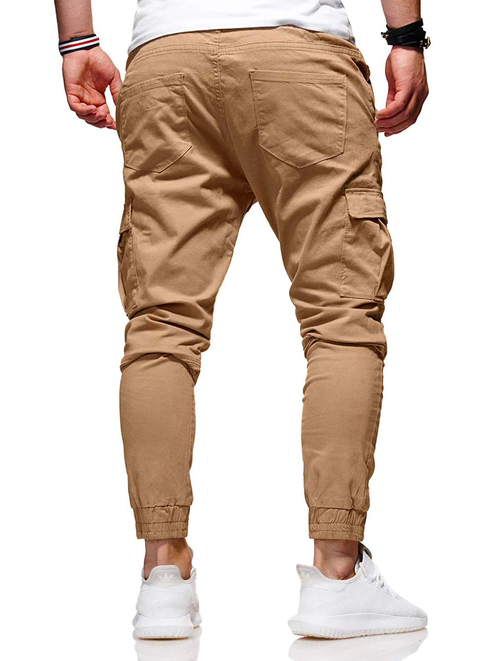 Men's Casual Joggers Pants Sweatpants Cargo Combat Loose Sport Workout Trousers-US