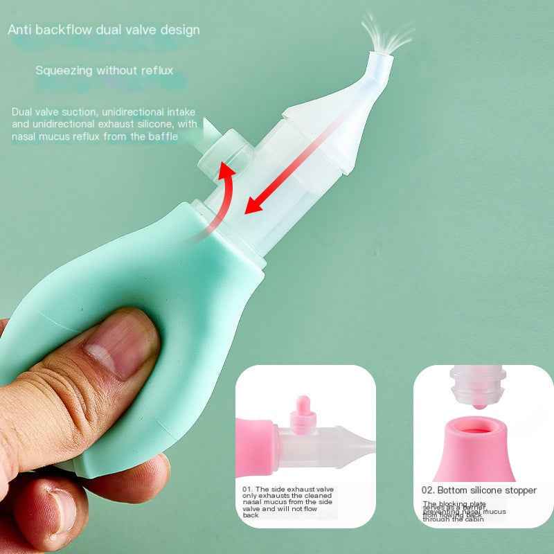 Perssia BabyBreathe Aspirator — Anti‑Reflux Newborn Nasal Cleaner