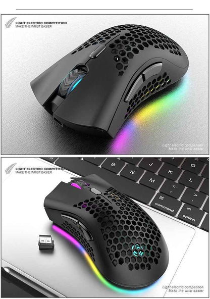 Perssia VoltEdge™ BM600 RGB Wireless Gaming Mouse — Precision • Speed • Style