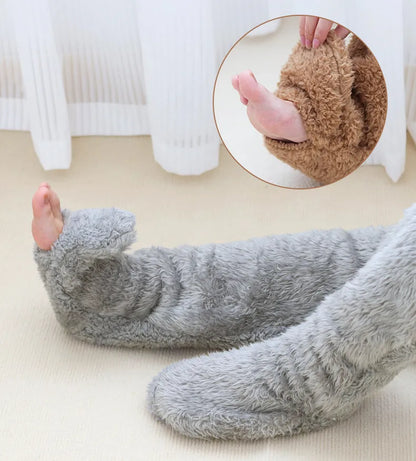 Perssia FuzzKnee™ Over‑Knee Warm Socks — Ultra‑Soft Winter Comfort - PERSSIA