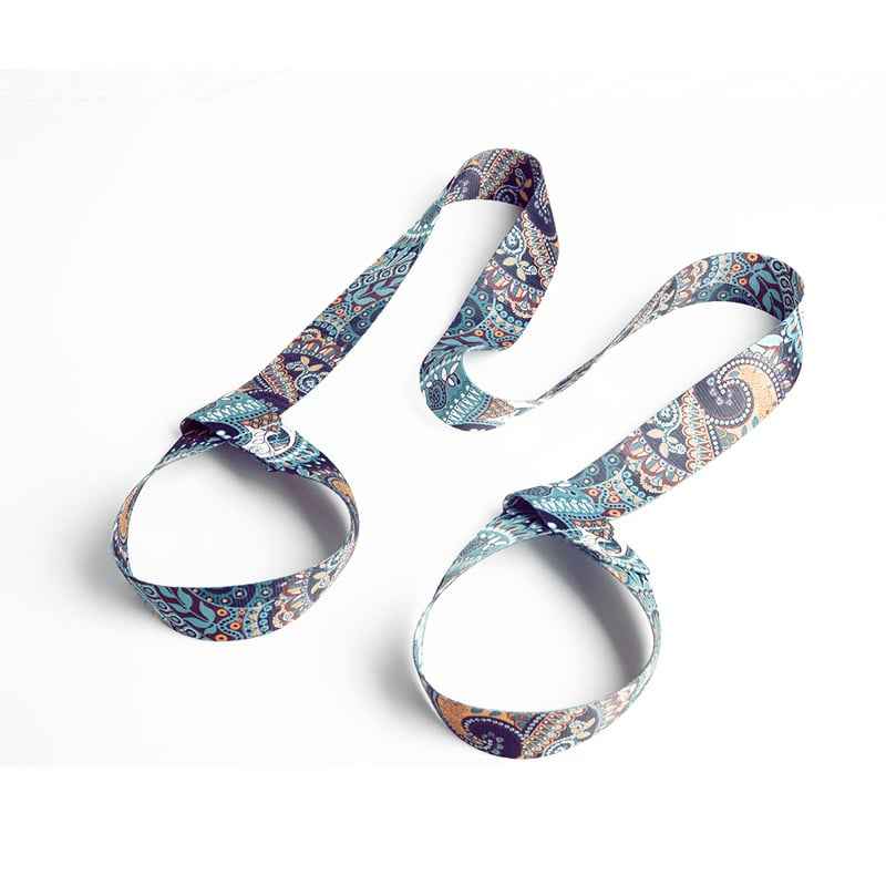 Perssia VibrantFlow™ Digital Yoga Mat Strap — ColorPrint Tie‑Down Carrier