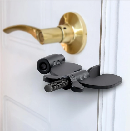 Perssia SafeGuard Luxe™ Portable Door Lock Cast Steel Door Stopper & Personal Alarm for Travel & Home - PERSSIA