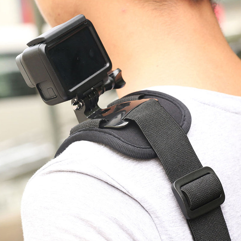 Perssia ActionHarness™ Pro — Waterproof Shoulder & Chest Strap for Action Cameras Secure. Stable. Adventure‑Ready. The ultimate hands‑free mount for capturing every moment. - PERSSIA