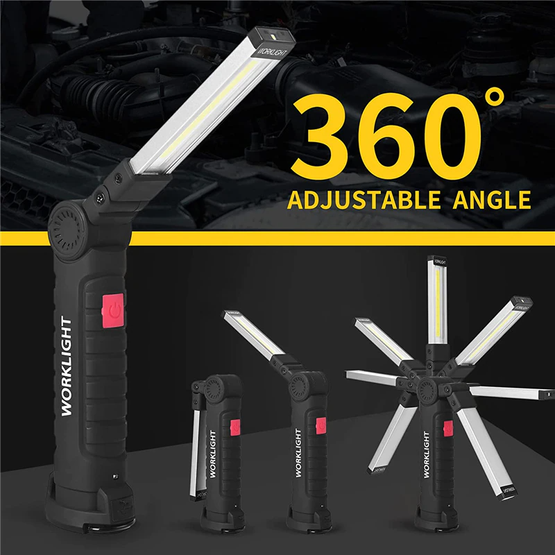 Perssia WorkBeam 360™ Magnetic Rechargeable Light