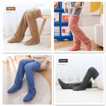 Perssia FuzzKnee™ Over‑Knee Warm Socks — Ultra‑Soft Winter Comfort - PERSSIA