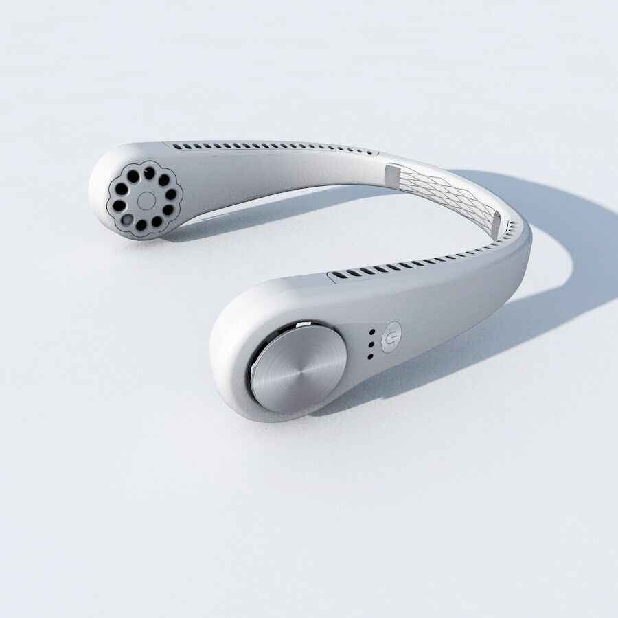 Perssia CoolBreeze Fan — Wearable Neck Fan for Hands‑Free Cooling