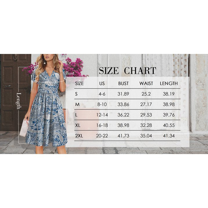 Perssia CashewBloom™ Floral Summer Dress - PERSSIA