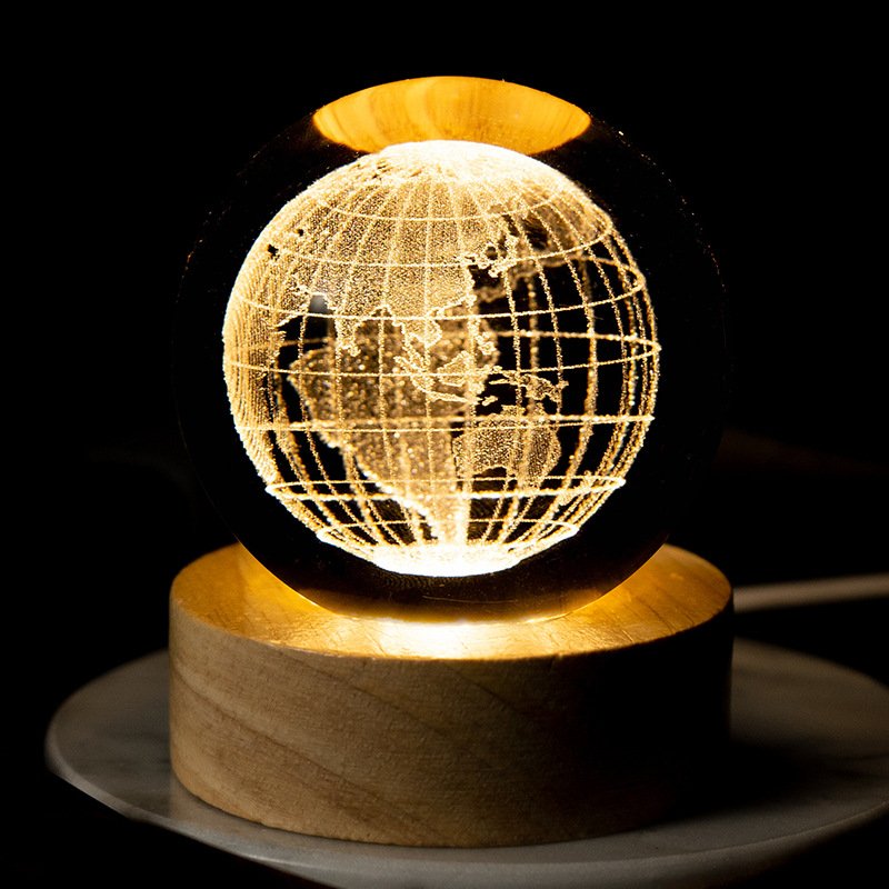 Perssia AstroGlobe™ — 3D Solar System Crystal Ball Lamp (7‑Color LED) - PERSSIA