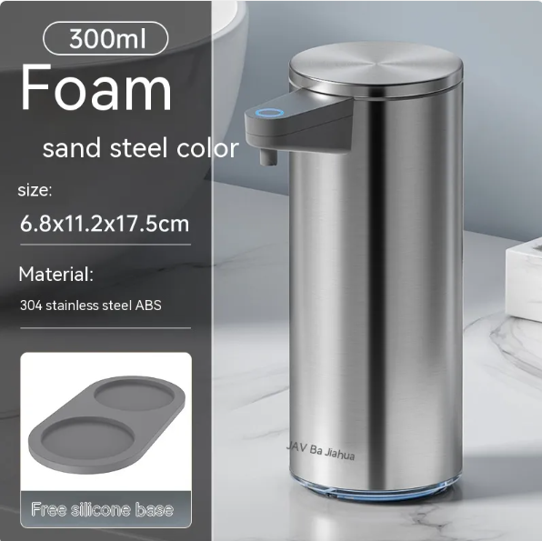 Perssia PureTouch™ Automatic Soap Dispenser Touchless Steel Soap Dispenser - PERSSIA