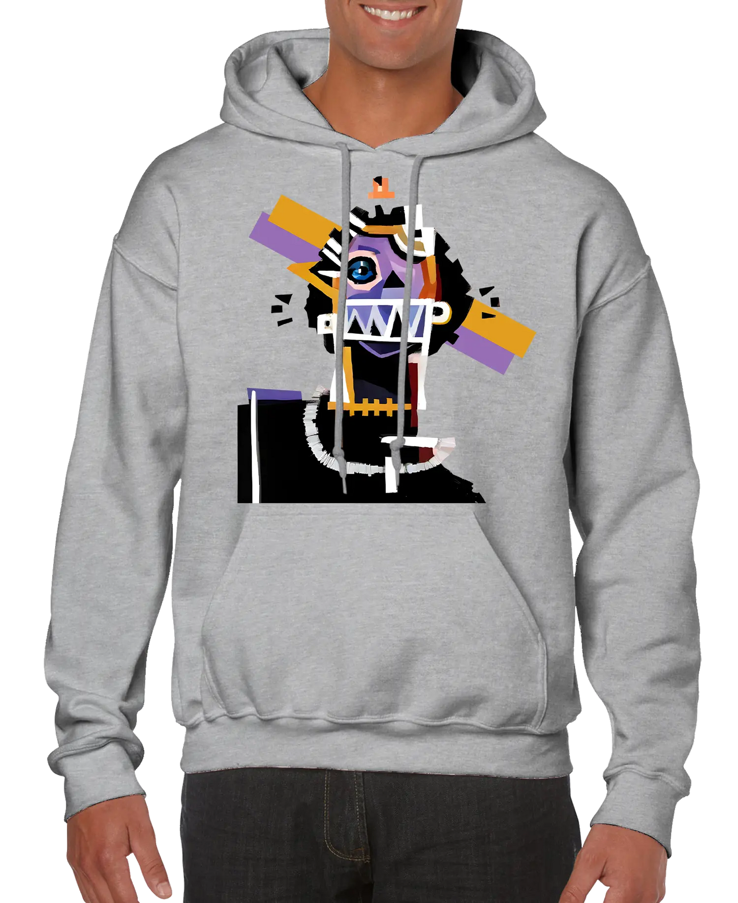 Neocubism Artwork Men Hoodie