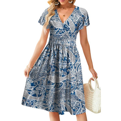 Perssia CashewBloom™ Floral Summer Dress - PERSSIA