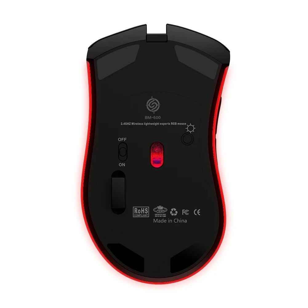 Perssia VoltEdge™ BM600 RGB Wireless Gaming Mouse — Precision • Speed • Style