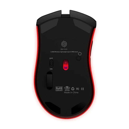 Perssia VoltEdge™ BM600 RGB Wireless Gaming Mouse — Precision • Speed • Style