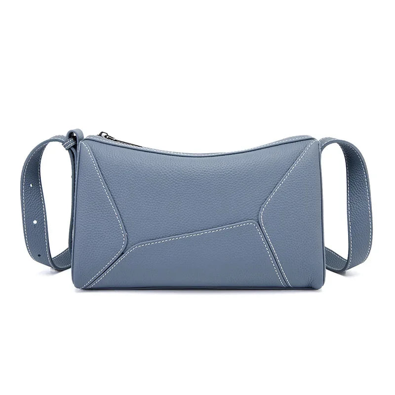 Genuine Leather Woman Bag Cowhide Shoulder Bag Soft Leather Minimalist Luxury Bags Womens High Quality 2025 Ladies Bags Handbag