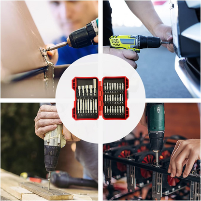 Perssia TorqueMaster Impact Driver Kit 37PCS — Hardened Steel Precision Set