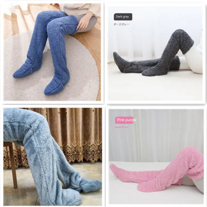 Perssia FuzzKnee™ Over‑Knee Warm Socks — Ultra‑Soft Winter Comfort - PERSSIA