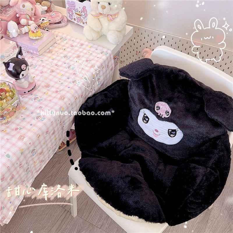 Perssia KawaiiPlush Oversized Anime Seat Cushion — Cinnamoroll • My Melody • Kuromi