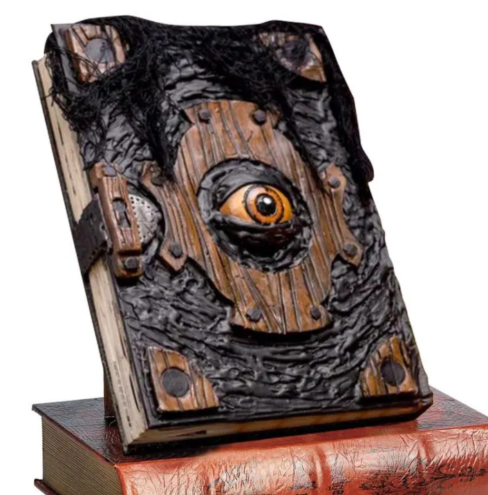 Perssia CurseTome™ Demon Eye Horror Book — Resin Haunted Atmosphere Decor - PERSSIA