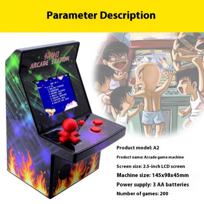 Perssia RetroMini Handheld Arcade Console — Kids’ Pocket Gaming Fun