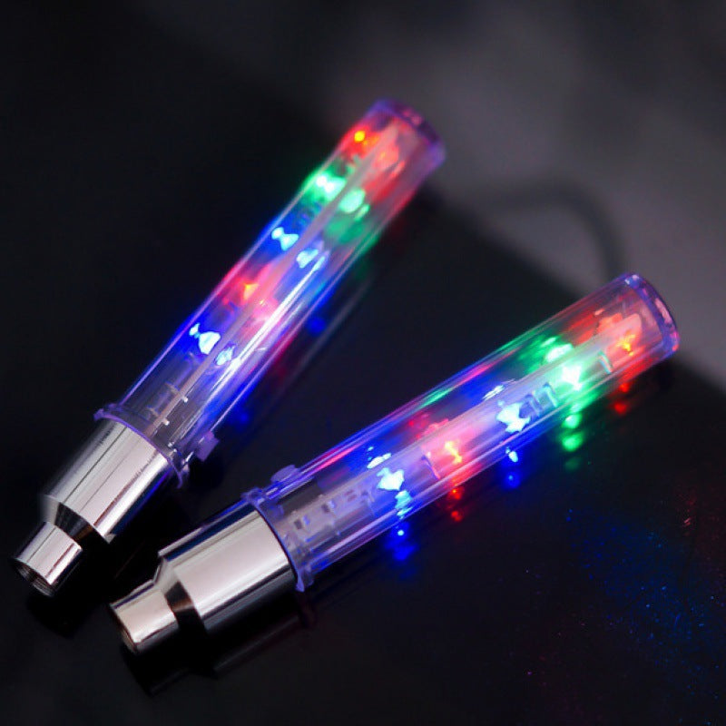 Perssia WheelGlow™ 5‑LED Valve Cap Lights for Bikes - Valve Cap Lights" - PERSSIA