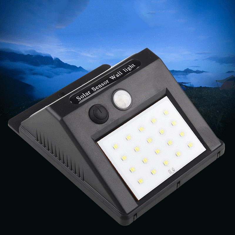 Perssia SunGuard™ Waterproof Solar Sensor Wall Light (Black) - PERSSIA
