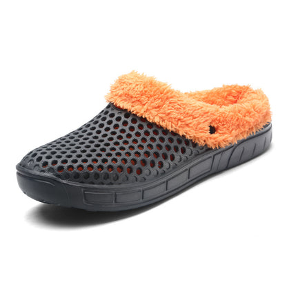 ✨ Perssia PlushGarden™ Fuzzy Clog Slippers — Indoor Comfort, Outdoor Freedom Fuzzy Plush Garden Clogs Indoor Couple Slippers - PERSSIA