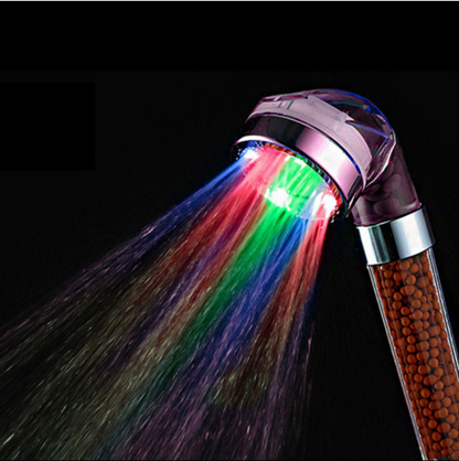 Perssia GlowRain™ LED Color‑Changing Shower Head - PERSSIA