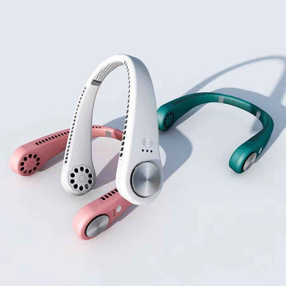 Perssia CoolBreeze Fan — Wearable Neck Fan for Hands‑Free Cooling
