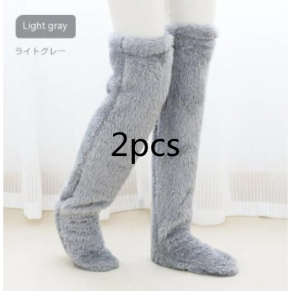 Perssia FuzzKnee™ Over‑Knee Warm Socks — Ultra‑Soft Winter Comfort - PERSSIA