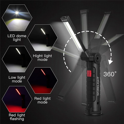 Perssia WorkBeam 360™ Magnetic Rechargeable Light - PERSSIA