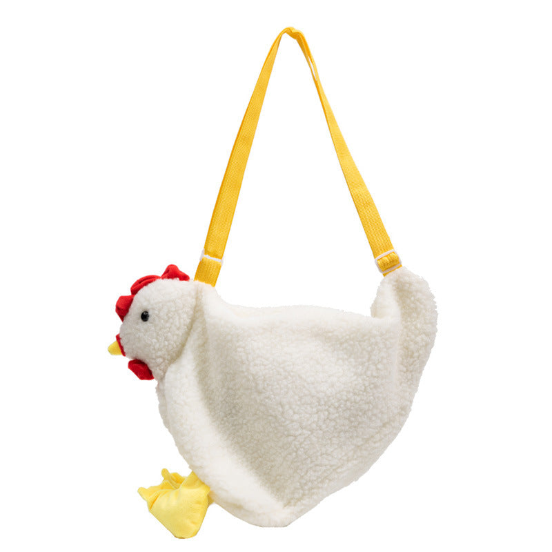Chic Plush Chicken Crossbody Bag - PERSSIA