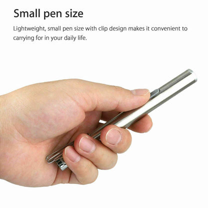 Perssia LuxeBeam™ Mini Tactical Flashlight — USB‑Rechargeable Stainless Steel EDC Light