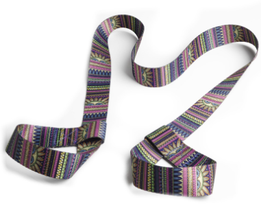 Perssia VibrantFlow™ Digital Yoga Mat Strap — ColorPrint Tie‑Down Carrier