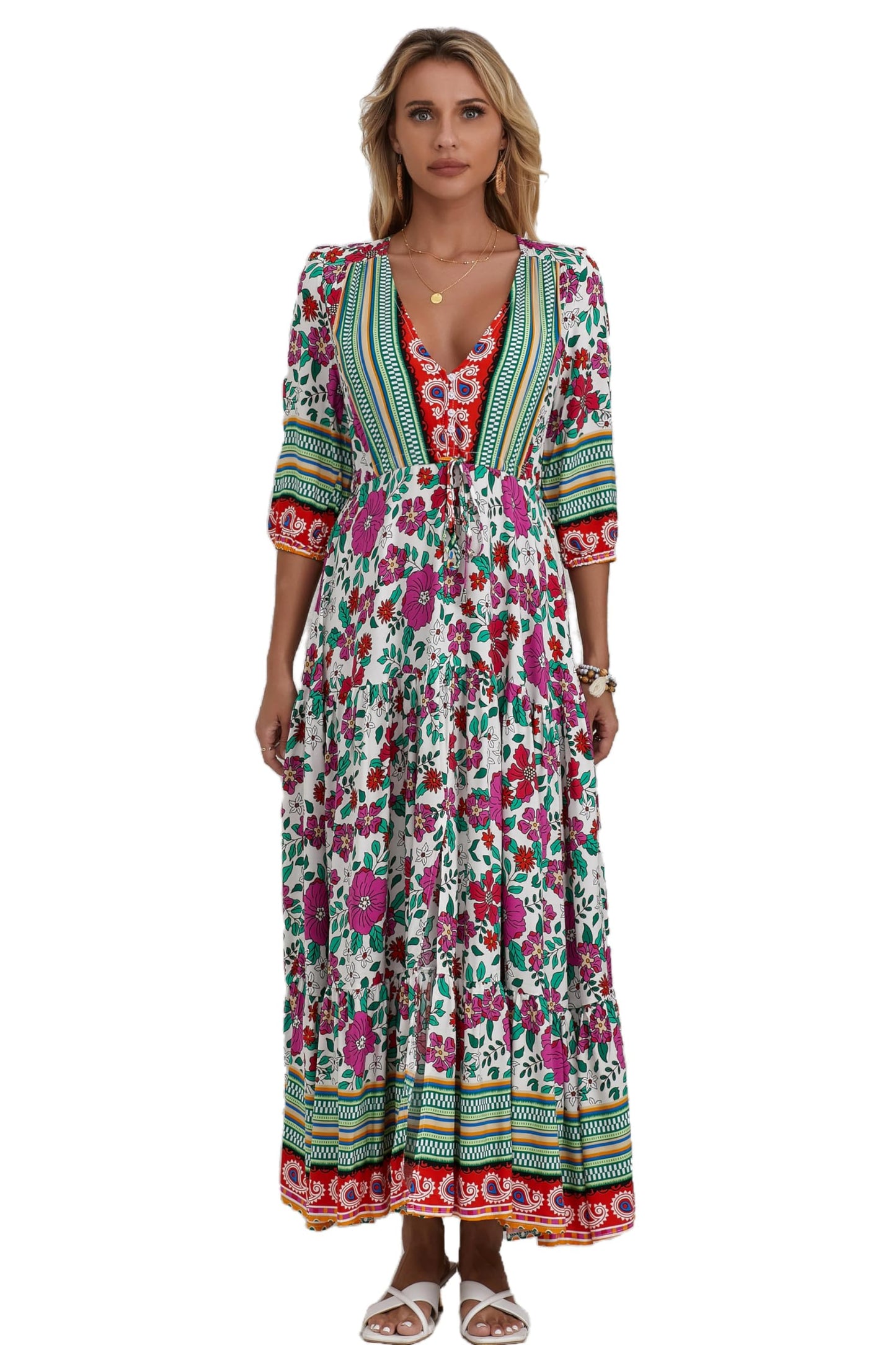 Perssia BohoBloom™ Floral Maxi Dress - PERSSIA