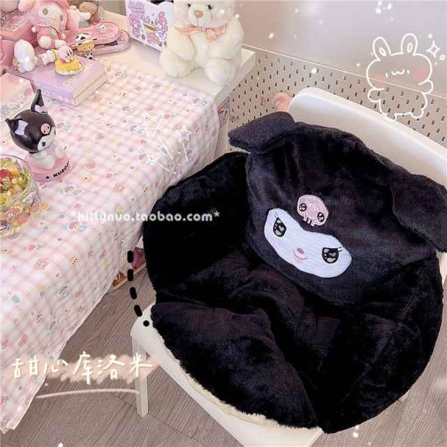Perssia KawaiiPlush Oversized Anime Seat Cushion — Cinnamoroll • My Melody • Kuromi