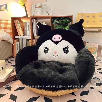 Perssia KawaiiPlush Oversized Anime Seat Cushion — Cinnamoroll • My Melody • Kuromi