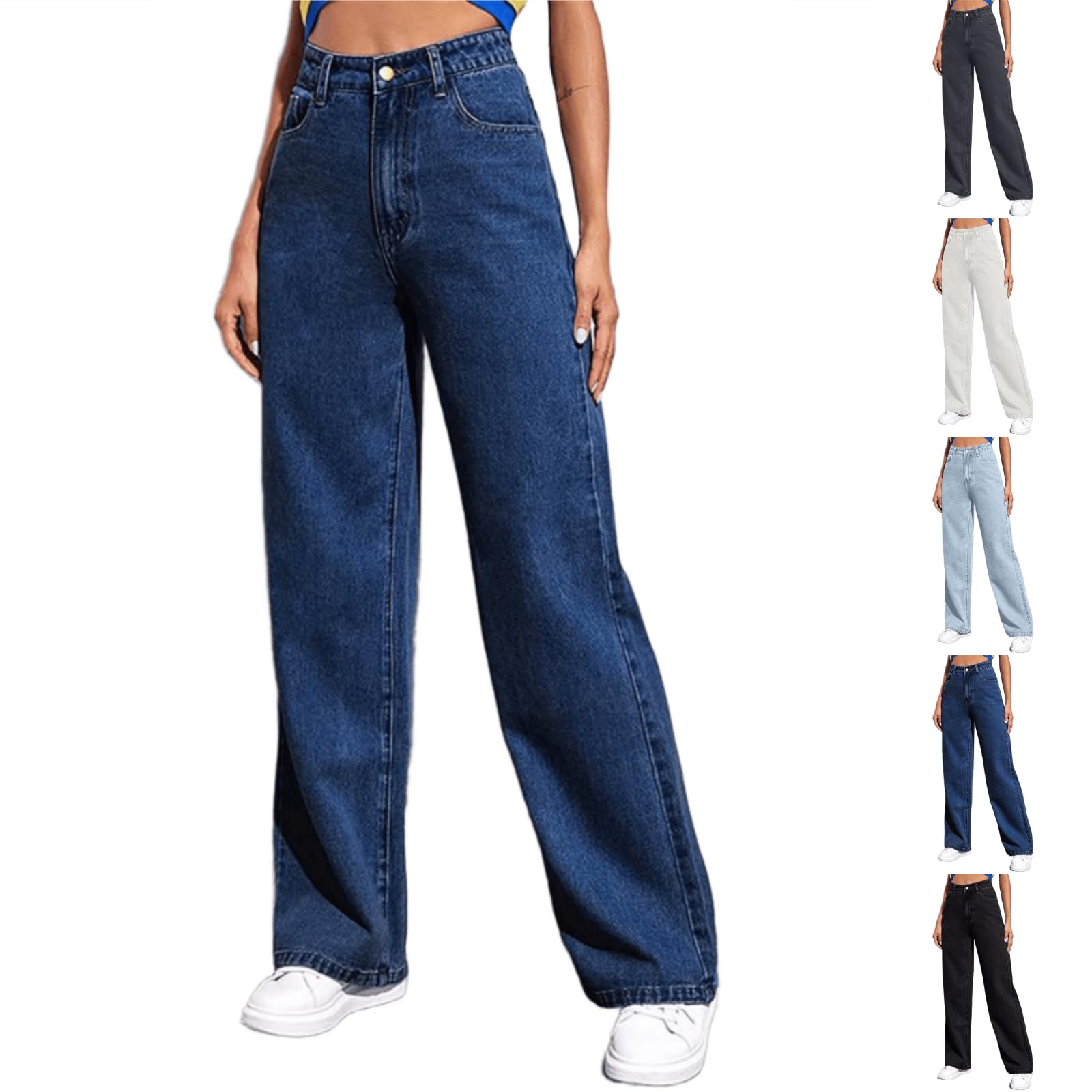 Perssia SoftDenim™ Oprah‑Edition Lounge Jeans — High‑Waisted Wide‑Leg Sweatpants Hybrid - PERSSIA