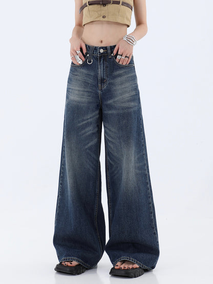 Perssia VintageFlow™ Wide Leg Jeans Loose Washed Wide Leg Jeans for Women - PERSSIA