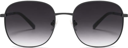 Classic Trendy Square Sunglasses for Women Men Cute Big Frame Gold Shades SJ1137