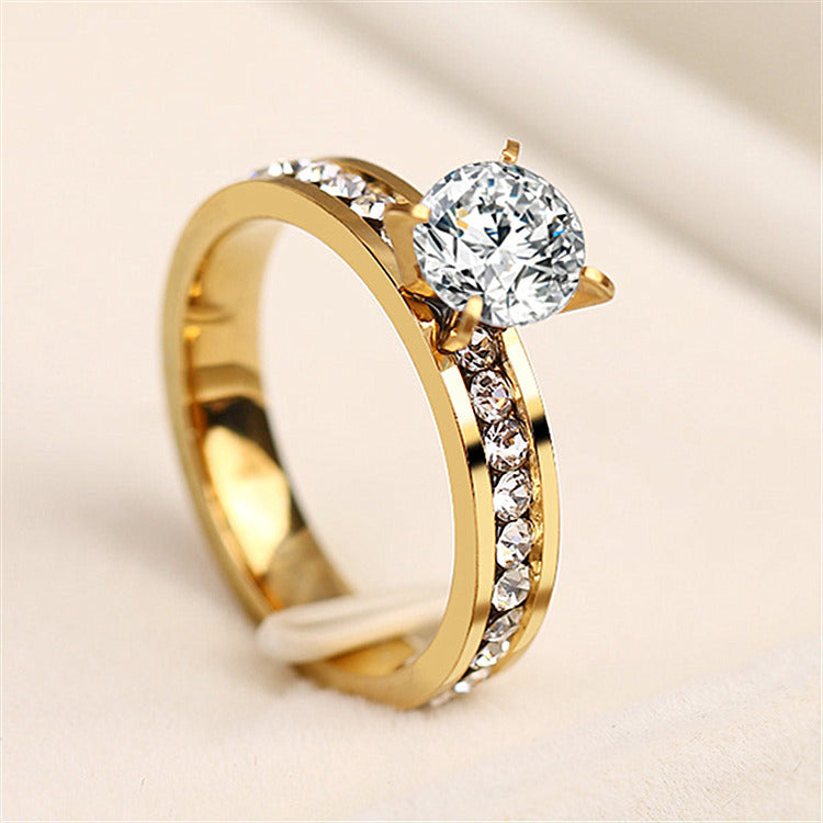 Perssia GeoLuxe™ Full Diamond Rhinestone Ring - PERSSIA
